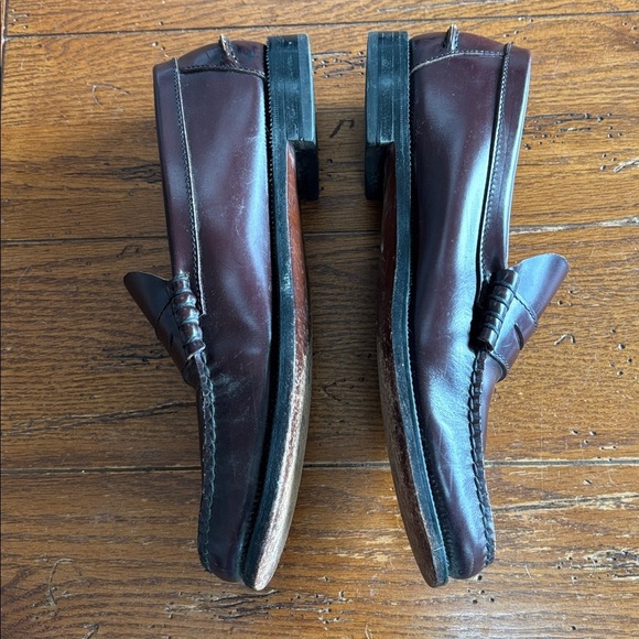 Florsheim Berkley Penny Loafers Men’s 30253 Burgundy Leather Preppy Size 10 D